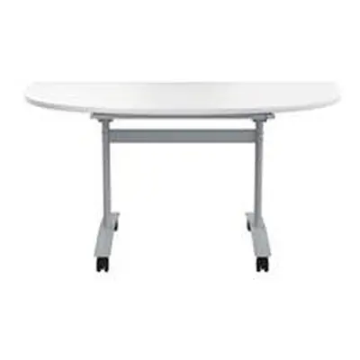 Allegro Tilting Table 1400x700-White and Silver/Ref OTT1470DENDSVWH