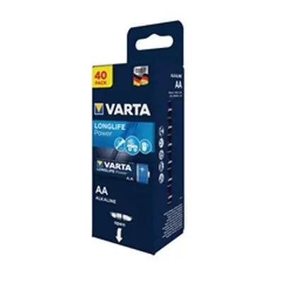 Varta Longlife Power AA Battery (40 Pack) 04906121194