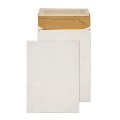 Q-Connect Padded Gusset Envelopes E4 Peel and Seal White (100 Pack)