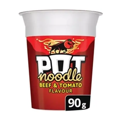 Pot Noodle Beef and Tomato 90g (Pack of 12) 12033914