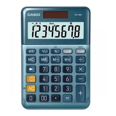 Casio MS-80E 8 Digit Desktop Calculator MS-80E-WK-UP