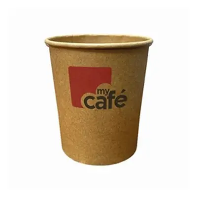 Mycafe Kraft 12oz Single Wall Hot Cups (Pack of 50) MYC12082