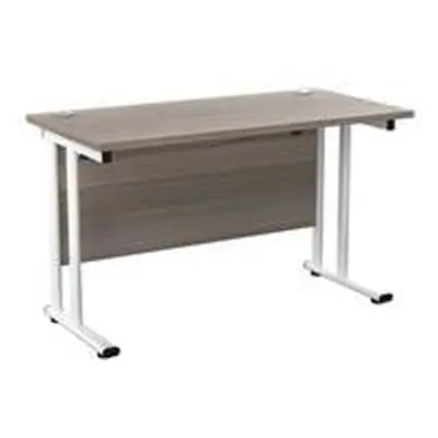 Allegro 1200x600 Cantilever Workstation-G Oak/White TWU1260RECGOWH