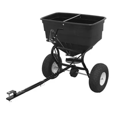 Towable Broadcast Salt Spreader Black 80kg 425725