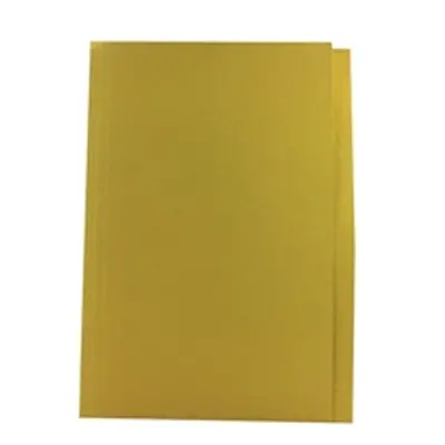 Guildhall Square Cut Folder Mediumweight Foolscap Yellow (100 Pack)