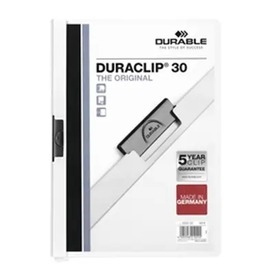 Durable DURACLIP 30 A4 Folder White