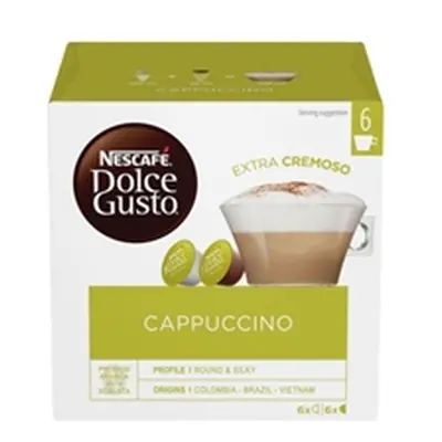 Nescafe Dolce Gusto Cappuccino Coffee Capsules (Pack of 48) 12352725