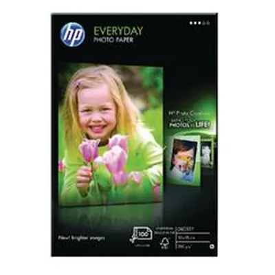 HP White 10x15cm Everyday Glossy Photo Paper (100 Pack)