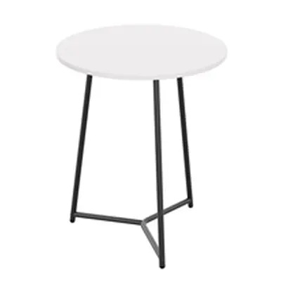 Trinity Table Mid 600Mm White - Black