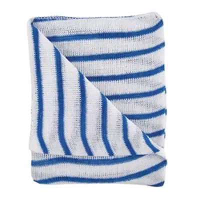 Hygiene Dishcloths 406x304mm/16x12 Inch Blue/White (Pack of 10)