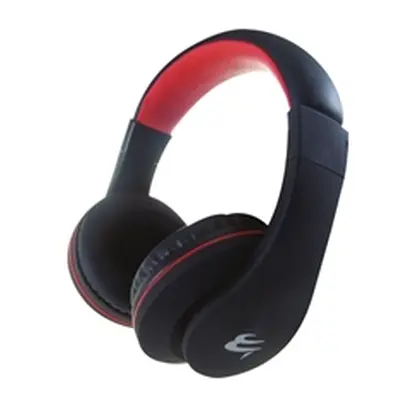 Connekt Gear HP530 PC On-Ear Headset with In-Line Microphone Black/Red