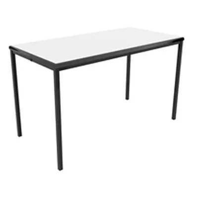 Titan Table 1200 X 600 X 760 with Grey Top and Black - T-TABLE-1276GR