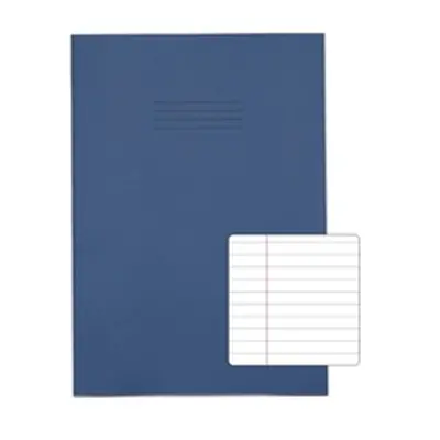 Rhino A4 Plus Exercise Book Dark Blue F8M 80 page (Pack 50) VDU080-277