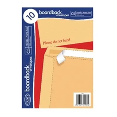 County Stationery C5 10 Manilla Board Envelopes (10 Pack)