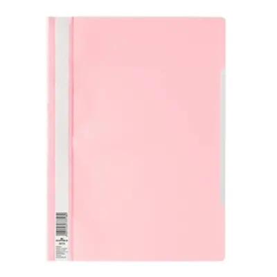 Durable Clear View A4 Folder Light Pink