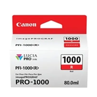 Canon PFI-1000R Inkjet Cartridge Red 0554C001