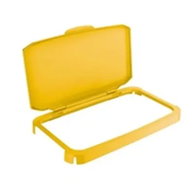 Durable DURABIN 60L Hinged Lid Yellow