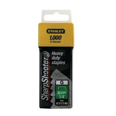 Stanley SharpShooter Heavy Duty 8mm 5/16in Type G Staples (1000 Pack)