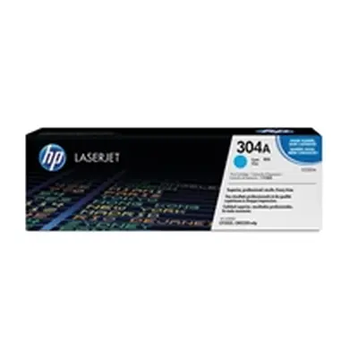 HP 304A Cyan Original LaserJet Toner Cartridge (CC531A)