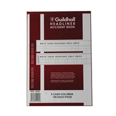 Guildhall Headliner Account Book 38 Series 6 Cash