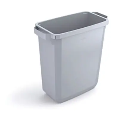 Durable Durabin Bin Rectangular 60 Litre 282x590x600mm Grey 1800496050