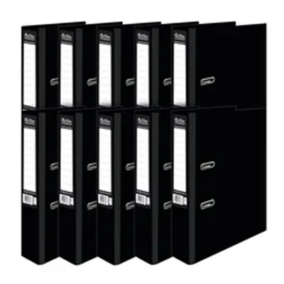 Pukka Brights Lever Arch File A4 Black (10 Pack) BR-7757