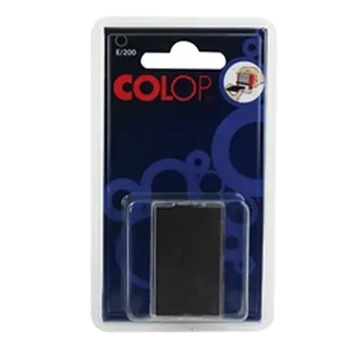 Colop E/200 Replacement Ink Pad Black (2 Pack) E200BK