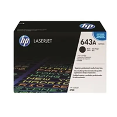 HP 643A Black Original LaserJet Toner Cartridge (Q5950A)