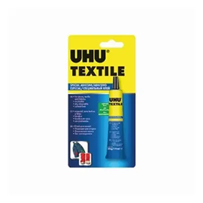 UHU 064662 Fabric Glue 19ml Blister Card 3-64662