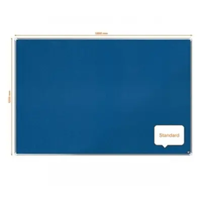 Nobo Premium Plus Blue Felt Notice Board 1800x1200mm