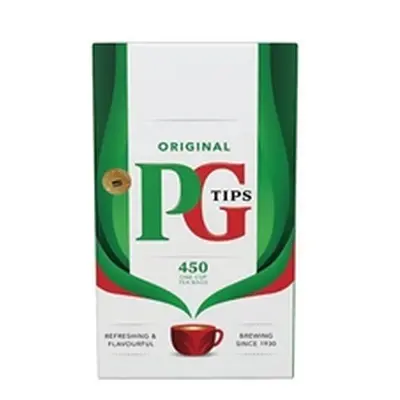 PG Tips One Cup Square Tea Bags (Pack of 450) 800338