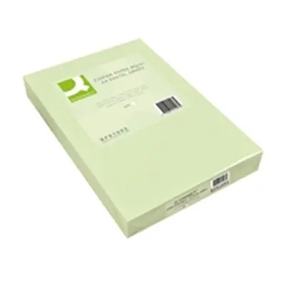 Q-Connect Green Coloured A4 Copier Paper 80gsm Ream Ref KF01093