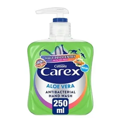 Carex Antibacterial Aloe Vera 250ml - PACK (6)