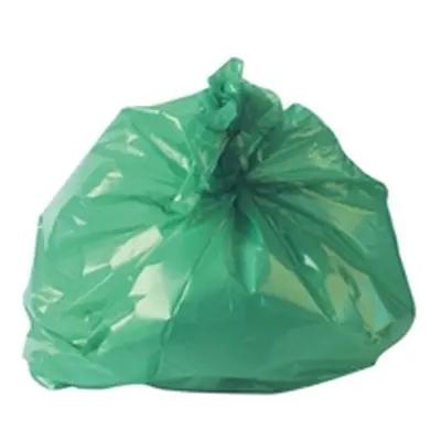 2Work Medium Duty Refuse Sack Green (Pack of 200) CS002