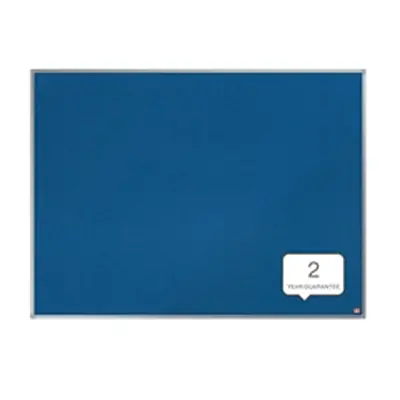 Nobo Essence Blue Felt Notice Board 1800x1200mm