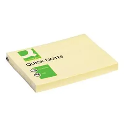 Q-Connect Quick Notes 76x102mm Yellow (Pack of 12) KF01410