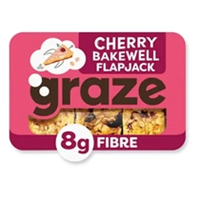 Graze Cherry Bakewell Flapjack Punnet (Pack of 9) 3270