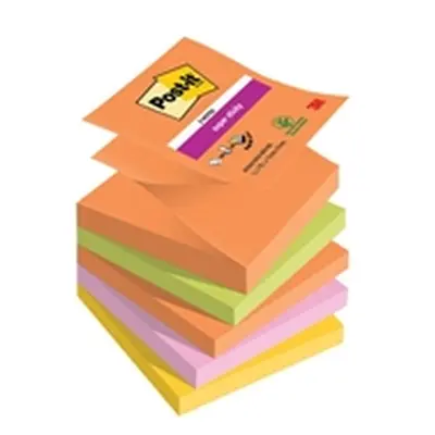 Post-it® Super Sticky Z-Notes Boost 76mm x 76mm Pk5