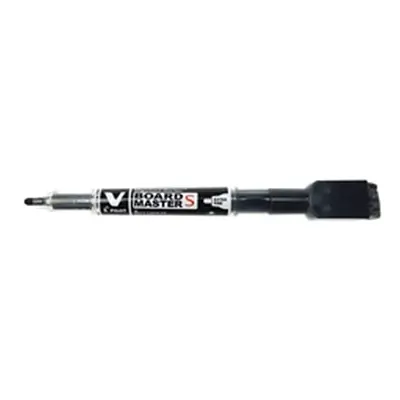 Pilot V-Board Master S Drywipe Marker with Eraser End Black (10 Pack)