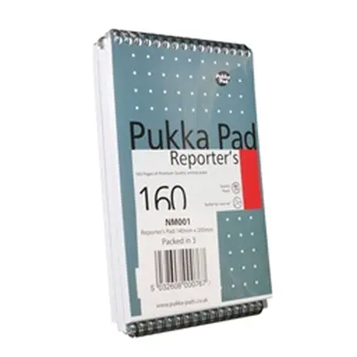 Pukka Pad Wirebound Metallic Reporter's Shorthand Notepad (Pack of 3)