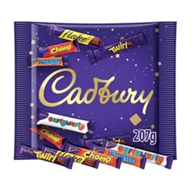 Cadbury Chocolate Treat Size Bars Bag 207g 4310829