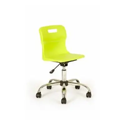 Titan Swivel Junior Chair - 365-435mm Seat Height - Lime - T30-L