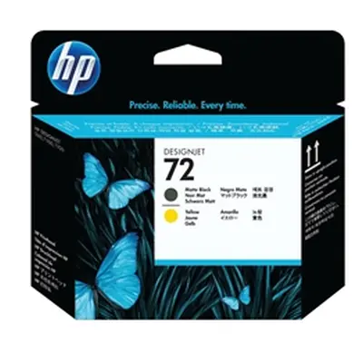 HP 72 DesignJet Printhead Matte Black/Yellow C9384A