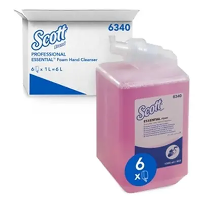 Kleenex Aqua Foam Hand Soap Refill Pink 1 Litre (6 Pack) 6340