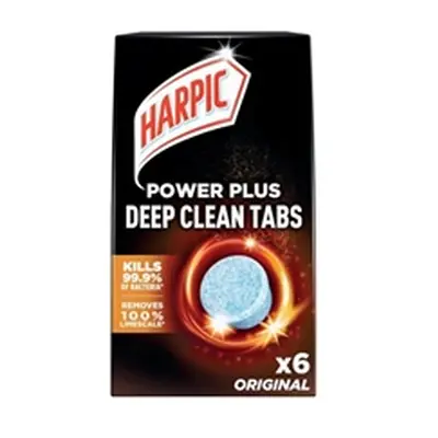 Harpic Power Plus Deep Clean Toilet Cleaner Tablets x6 Original Pack 8