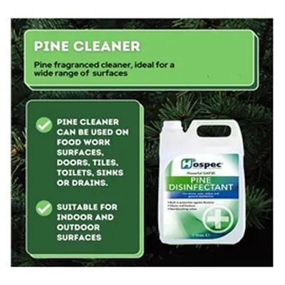 Hospec Pine Disinfectant 5 Litre - PACK (3)