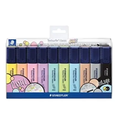 Staedtler Textsurfer Classic Highlighters Assorted (10 Pack) 364 CW10