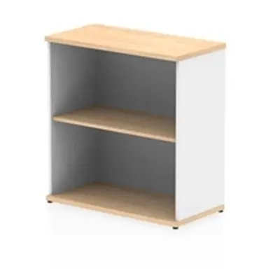 Impulse 800mm Bookcase Maple and White