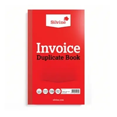 Silvine Duplicate Invoice Book 210x127mm (6 Pack) 611