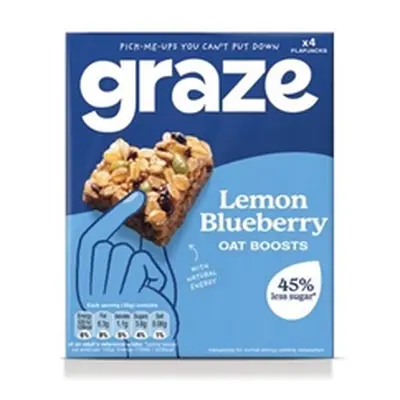 Graze Lemon Blueberry Oat Boosts 30g Pack of 4 3619